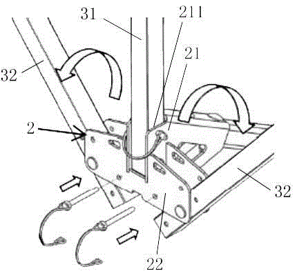 Vehicle-mounted bicycle all-around fixing bracket