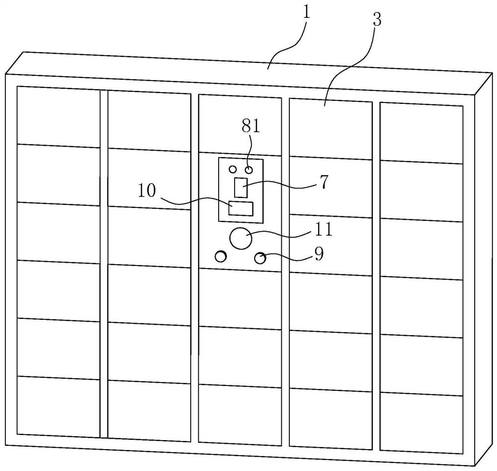 Intelligent mobile phone storage cabinet