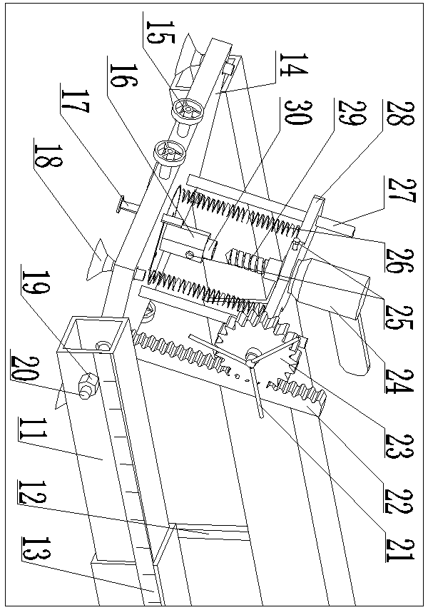 Mounting device for wind power blade flasher