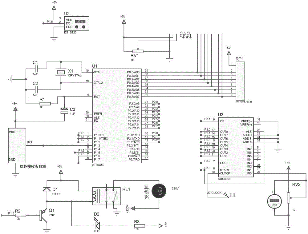 Water heating device with intelligent display function