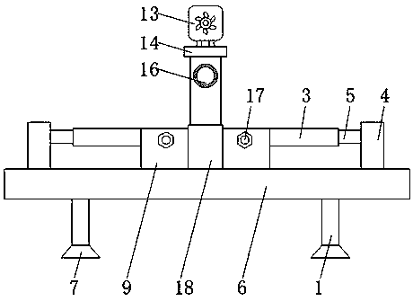 Efficient polishing device for wood board used for furniture processing