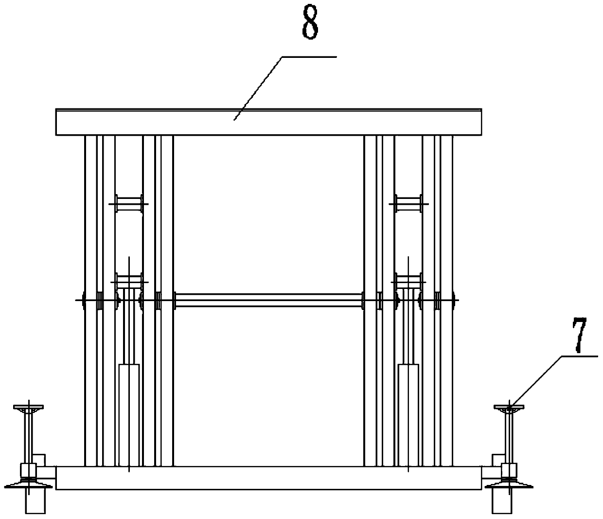 Portable fast-assembly movable platform