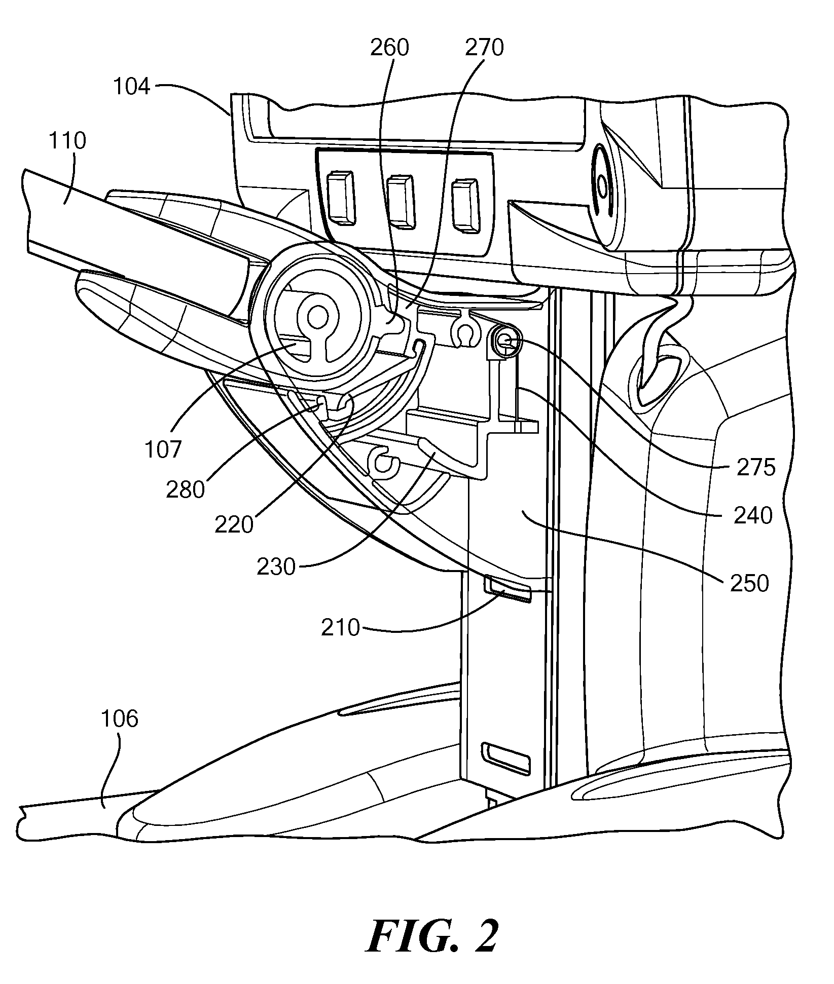 Adjustable device for vision testing and therapy