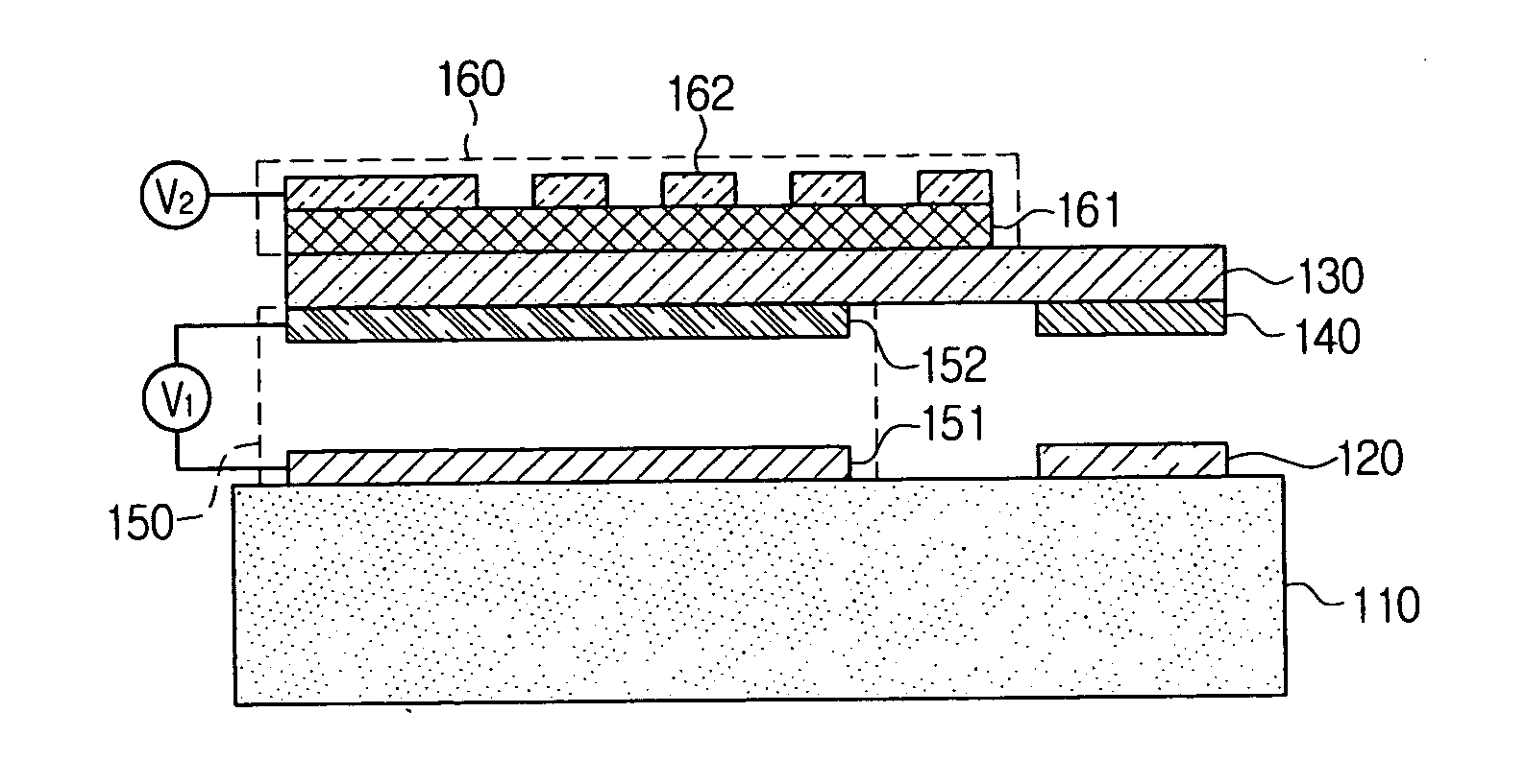 MEMS switch actuated by the electrostatic force and piezoelectric force