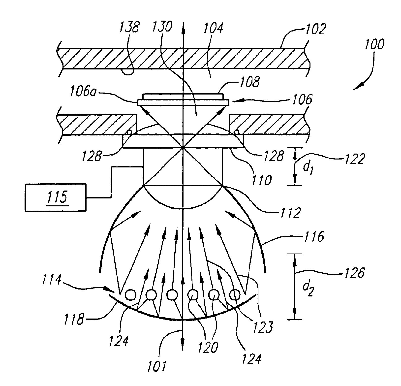 Focused photon energy heating chamber