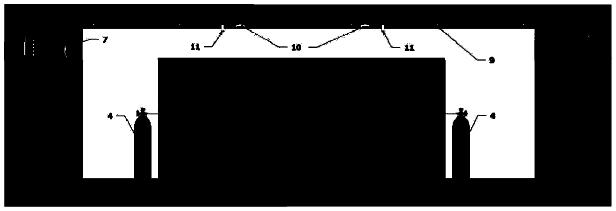 Fire extinguishment system and method in fabrication bin of electrochemical energy storage station based on gas extinguishment and mechanical ventilation and heat dissipation