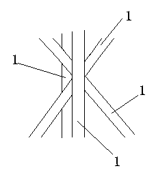 Carbon fiber bar skeleton of composite material in four-dimensional carbon fiber bar