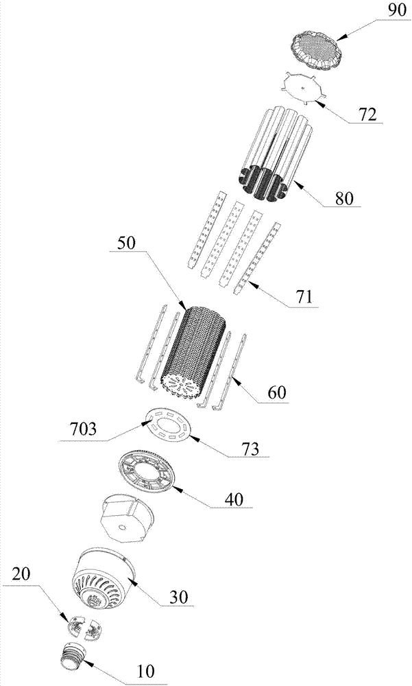 LED (light-emitting diode) corn light