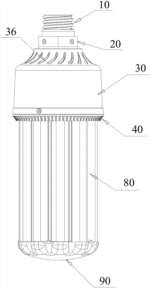 LED (light-emitting diode) corn light