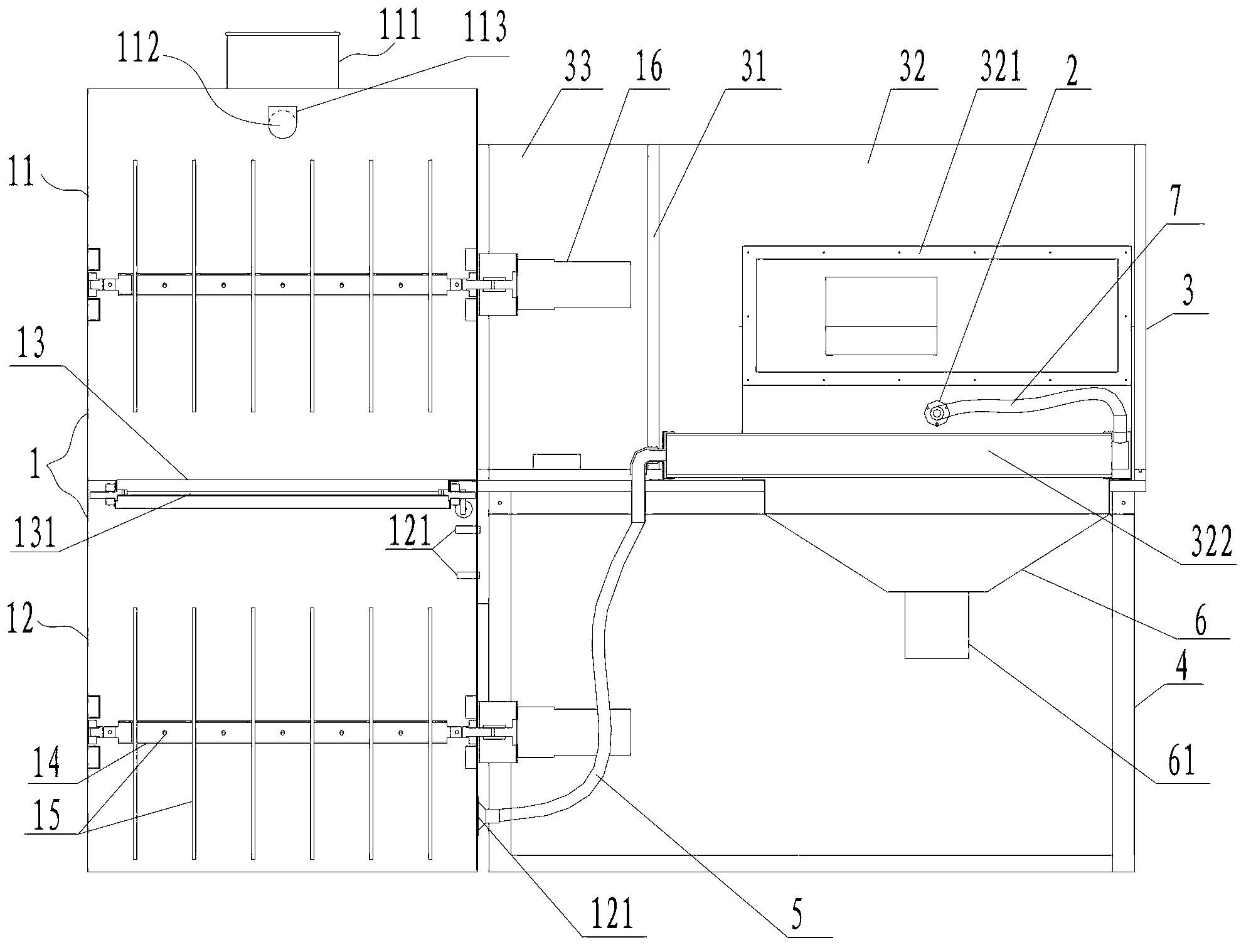 Novel full-automatic down filling machine