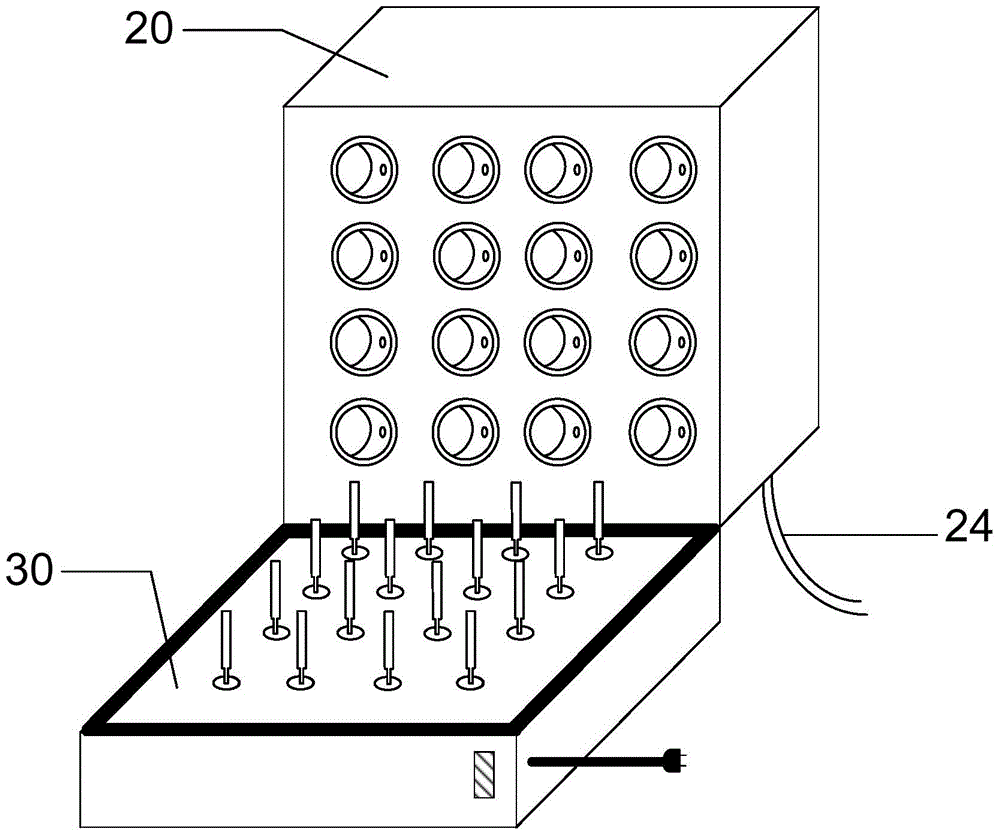 Device for manufacturing gallipot