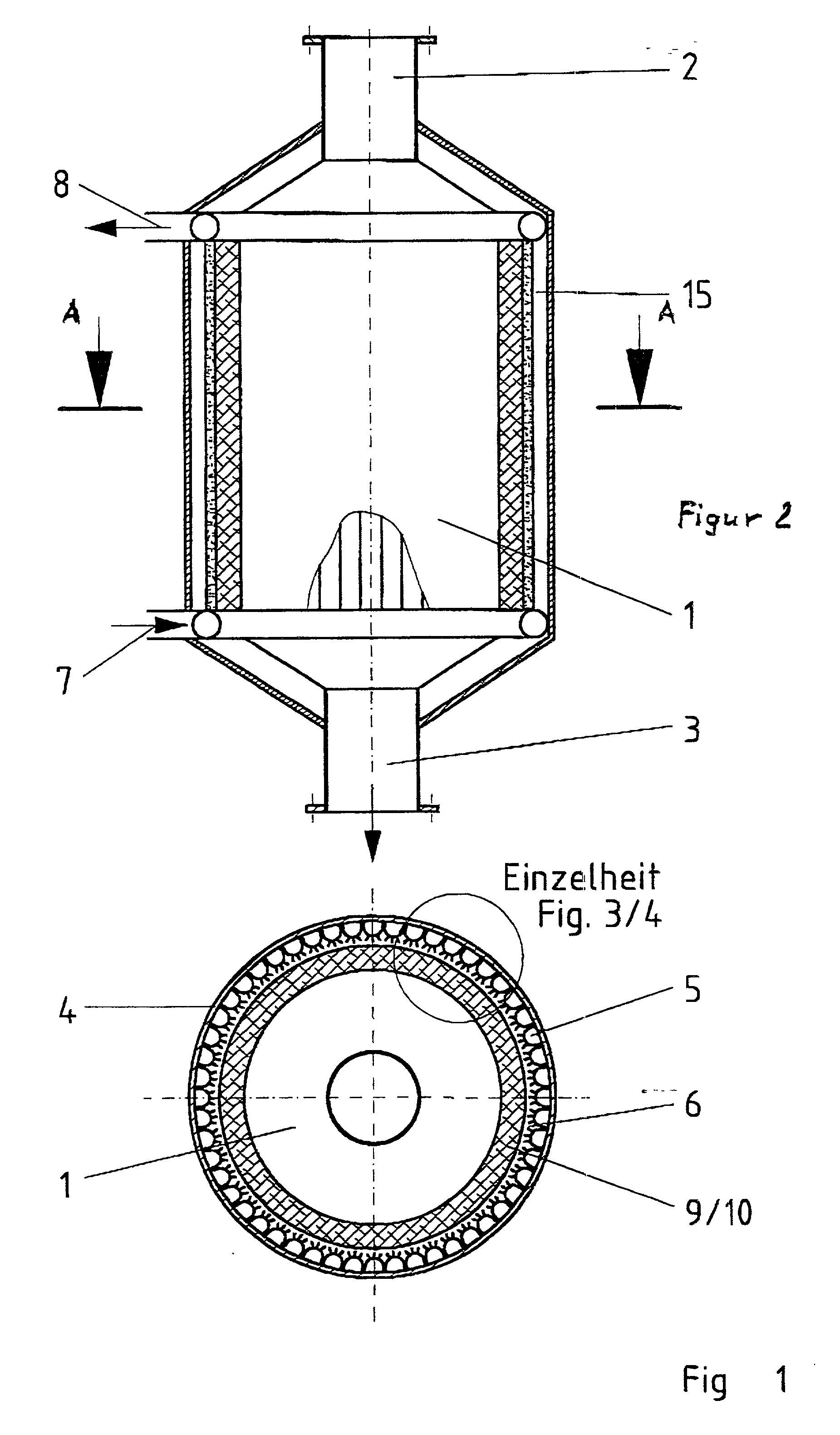 Gasification reactor vessel