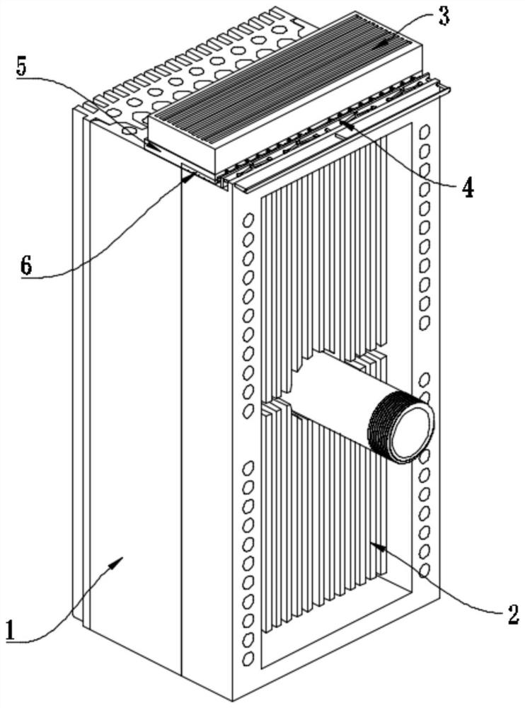 Plastic injection mold based on heat dissipation