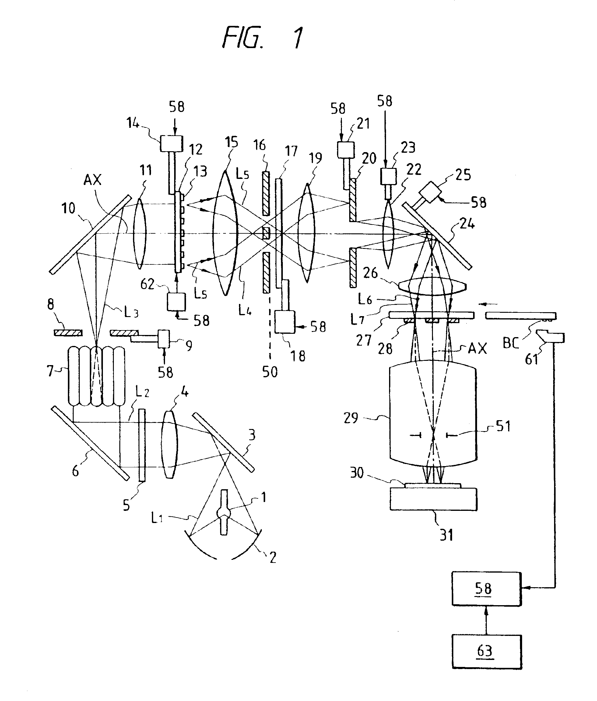 Projection exposure apparatus and method