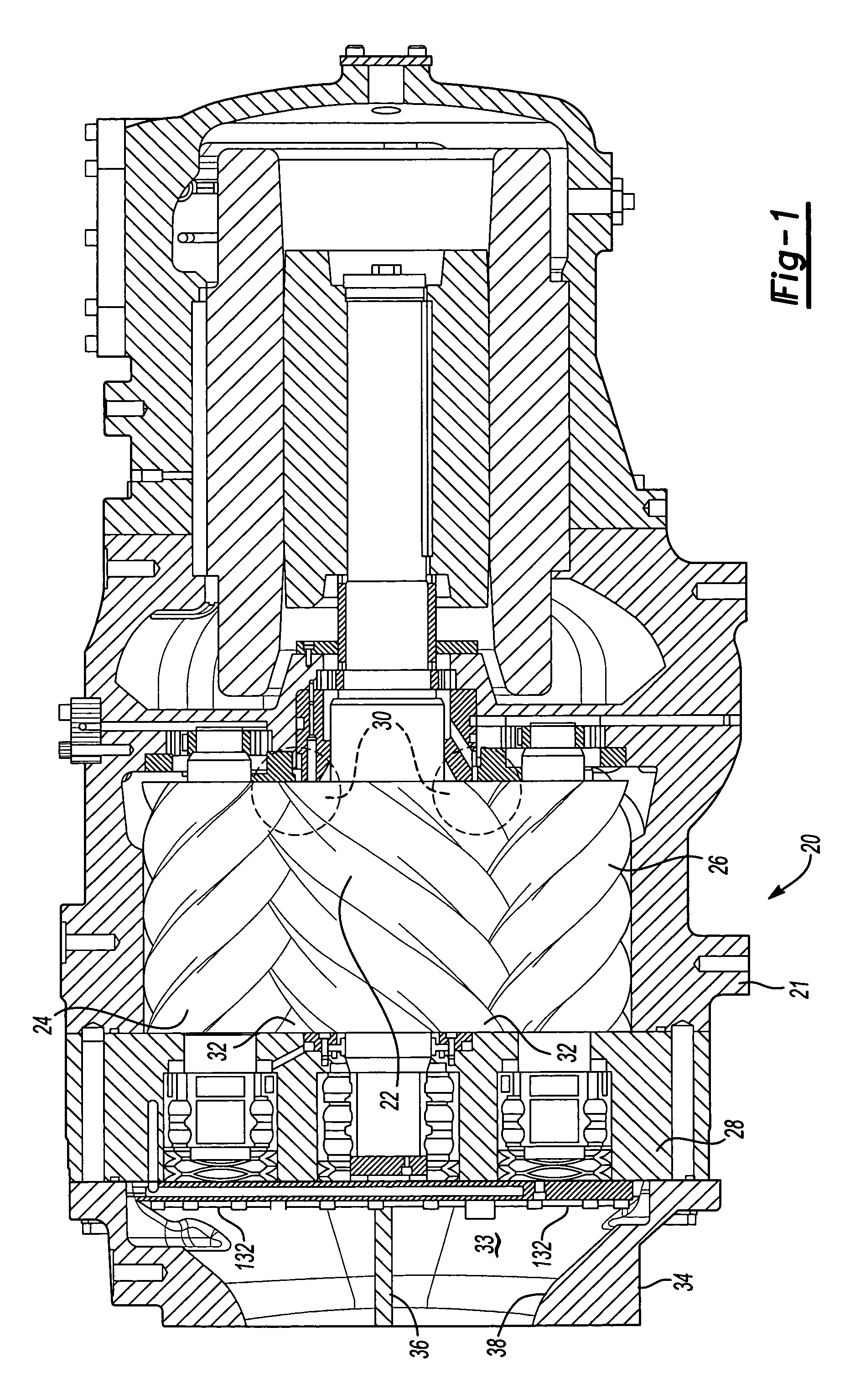 Compressor discharge chamber with baffle plate