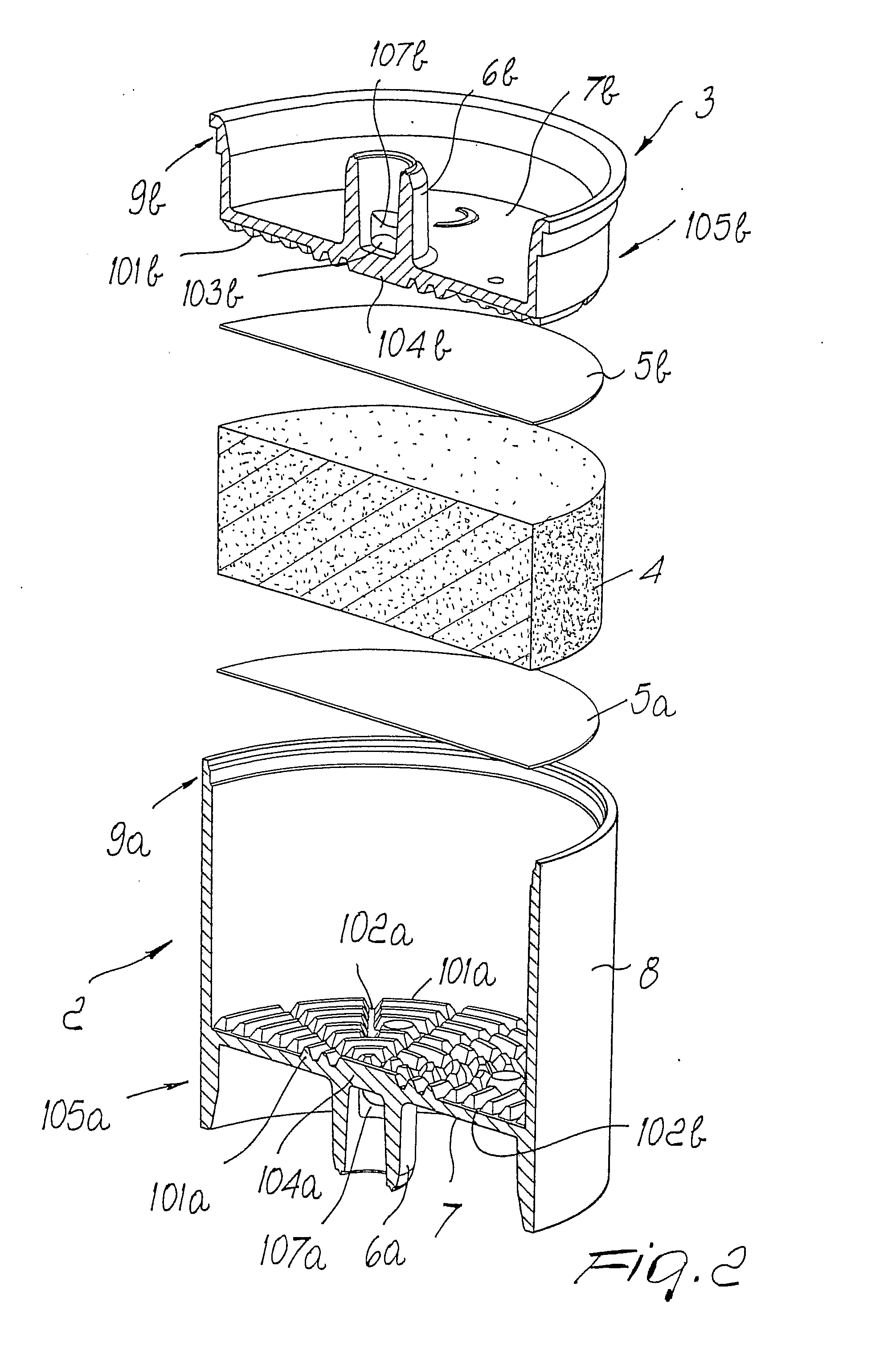 Beverage extraction assembly for extracting a beverage from a particulate substance contained in a cartridge