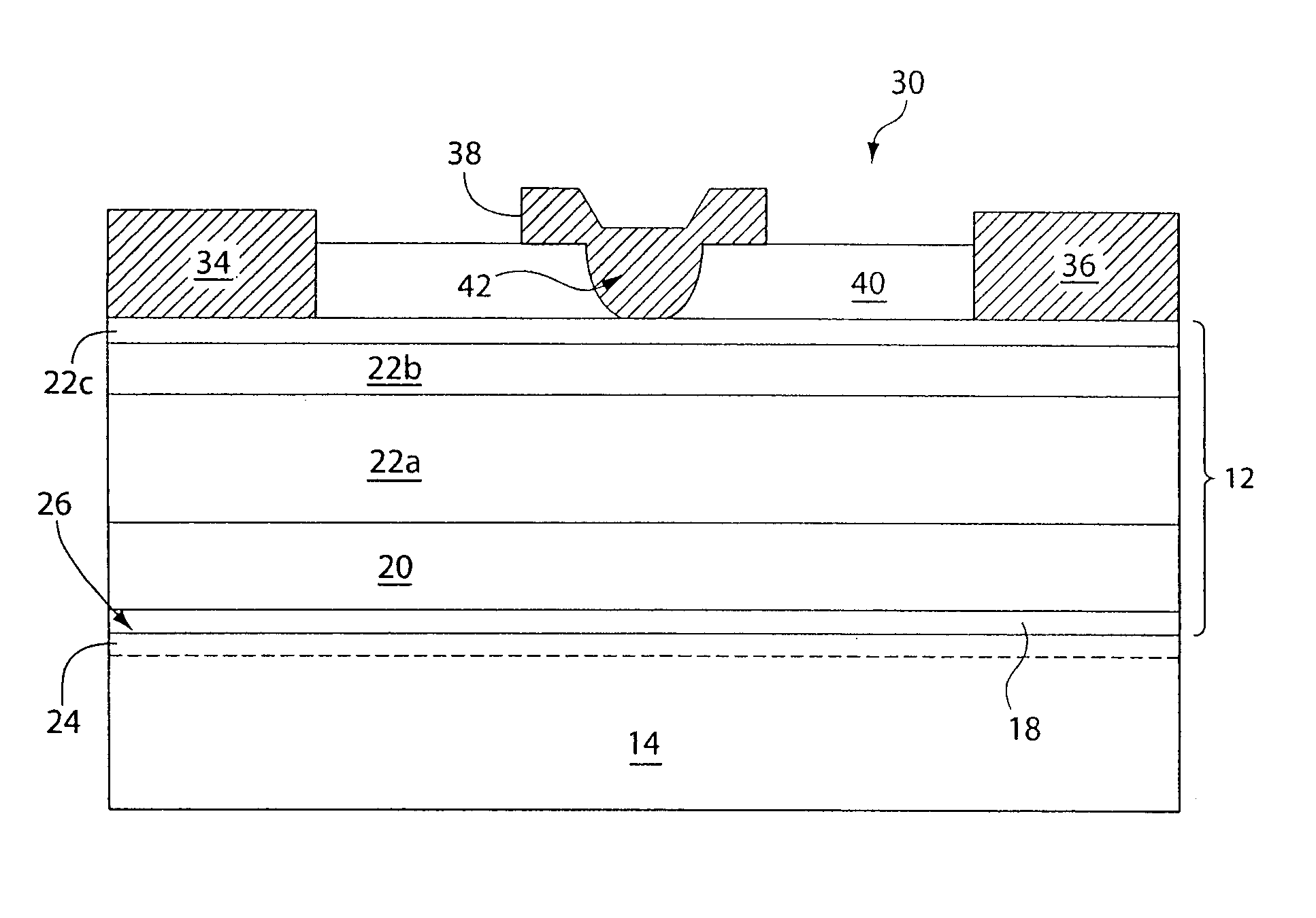 III-nitride material structures including silicon substrates