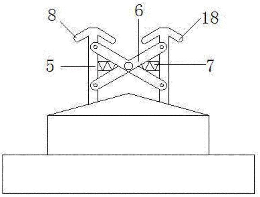 Plastic clamp for vehicle