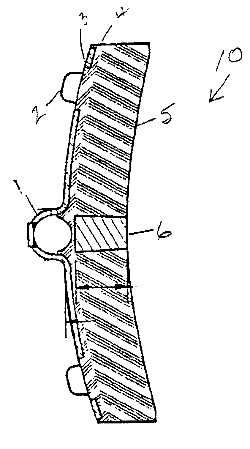 Suspended inserts to provide wheel conditioning