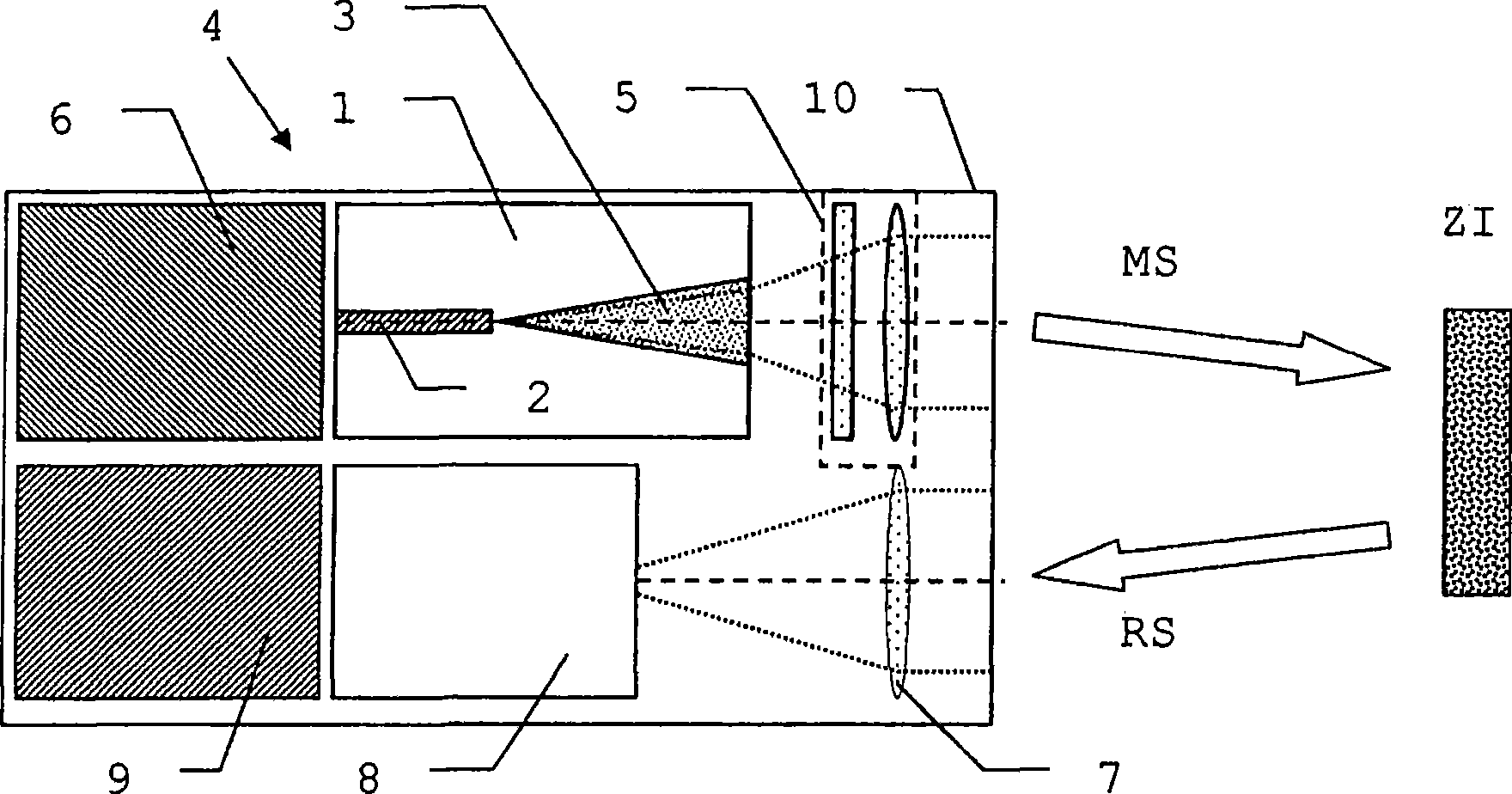 Electro-optical range finder