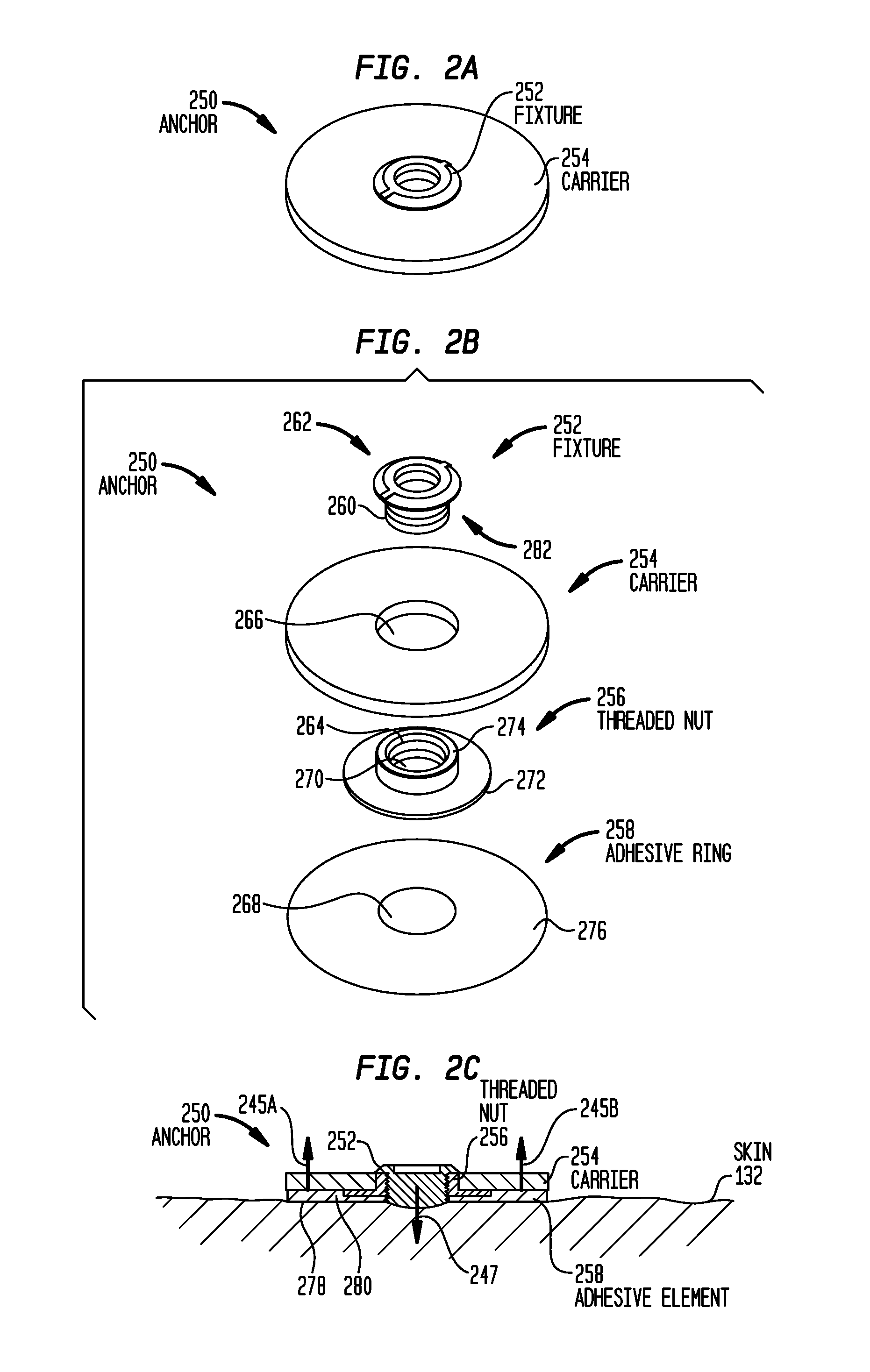 Temporary anchor for a hearing prosthesis