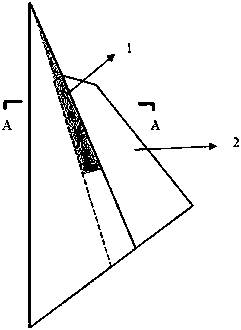 Wing surface fusion-type edge strips