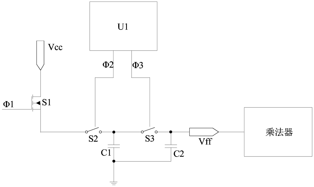 Power factor correction circuit, multiplier and voltage feedforward circuit