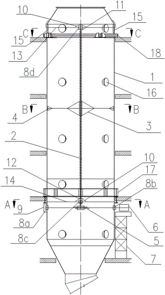 Passive descaling type evaporative cooler