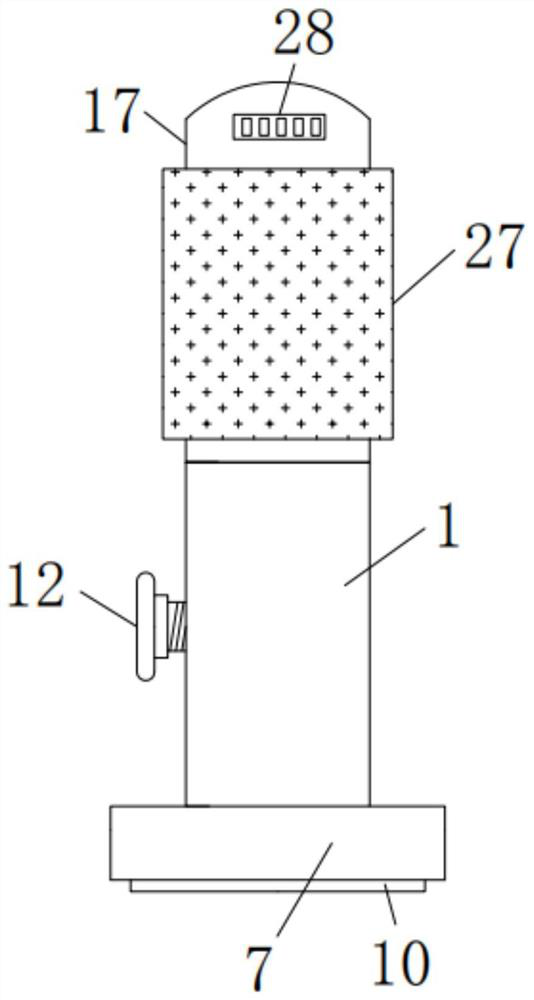 Coupling agent smearing device for ultrasonography department and using method of coupling agent smearing device