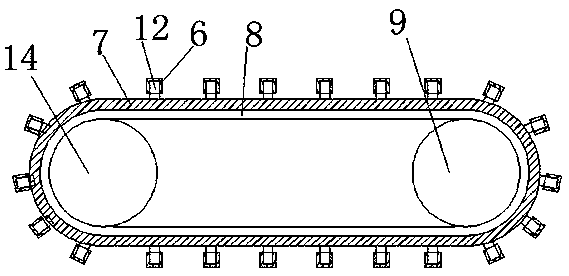 Novel battery steel shell conveying device for production