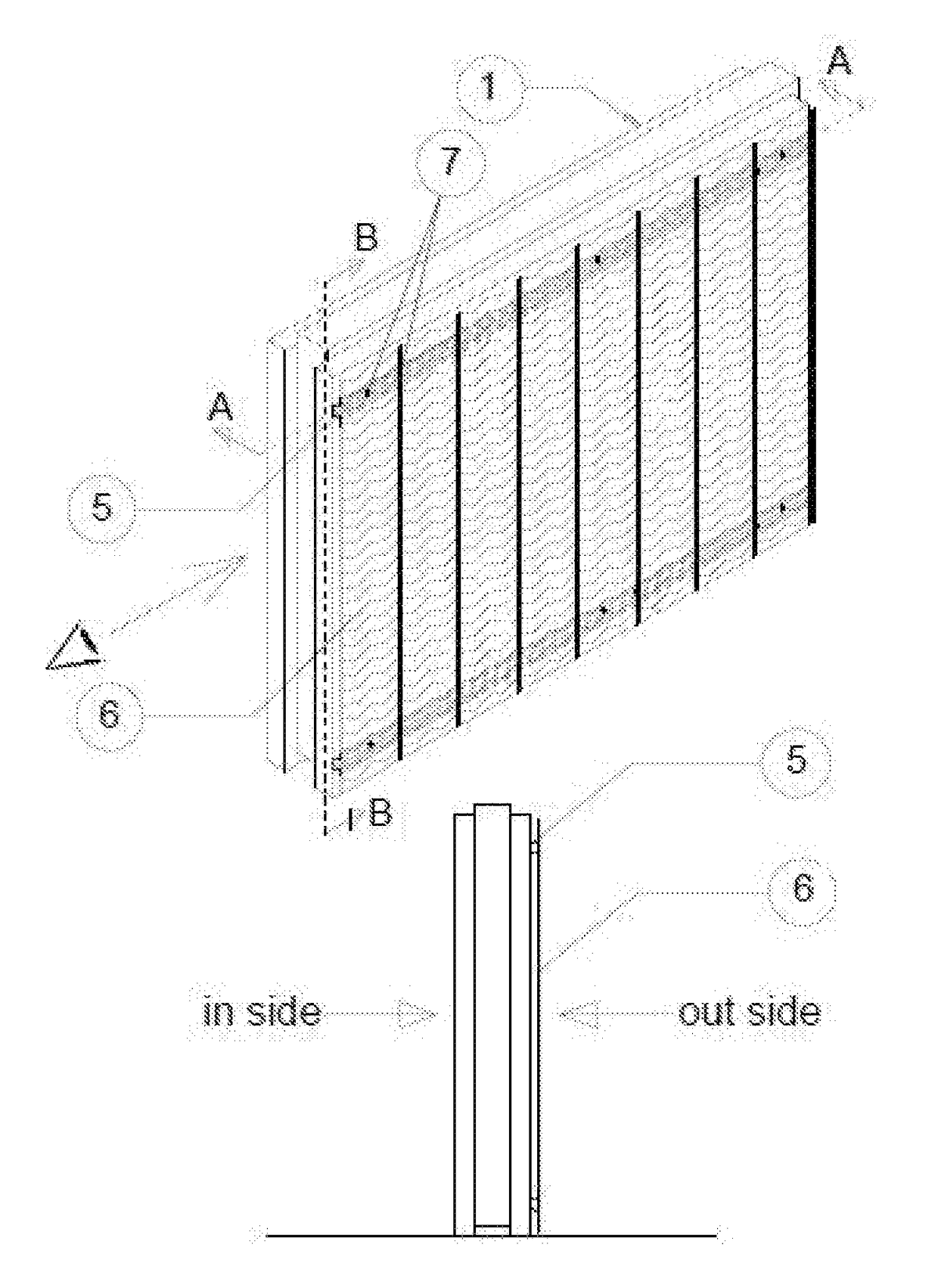 Mixed stucco block