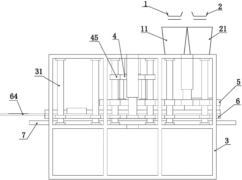 Full-automatic water-permeable brick production line