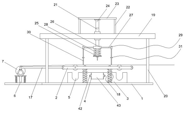 Equipment used for carrying out punching on textile cloth