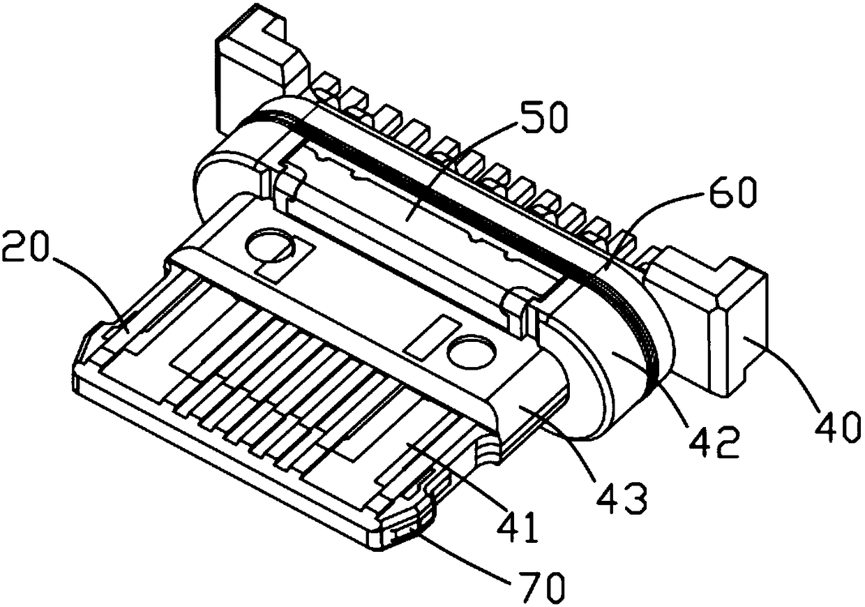 Waterproof USB socket and manufacturing method thereof