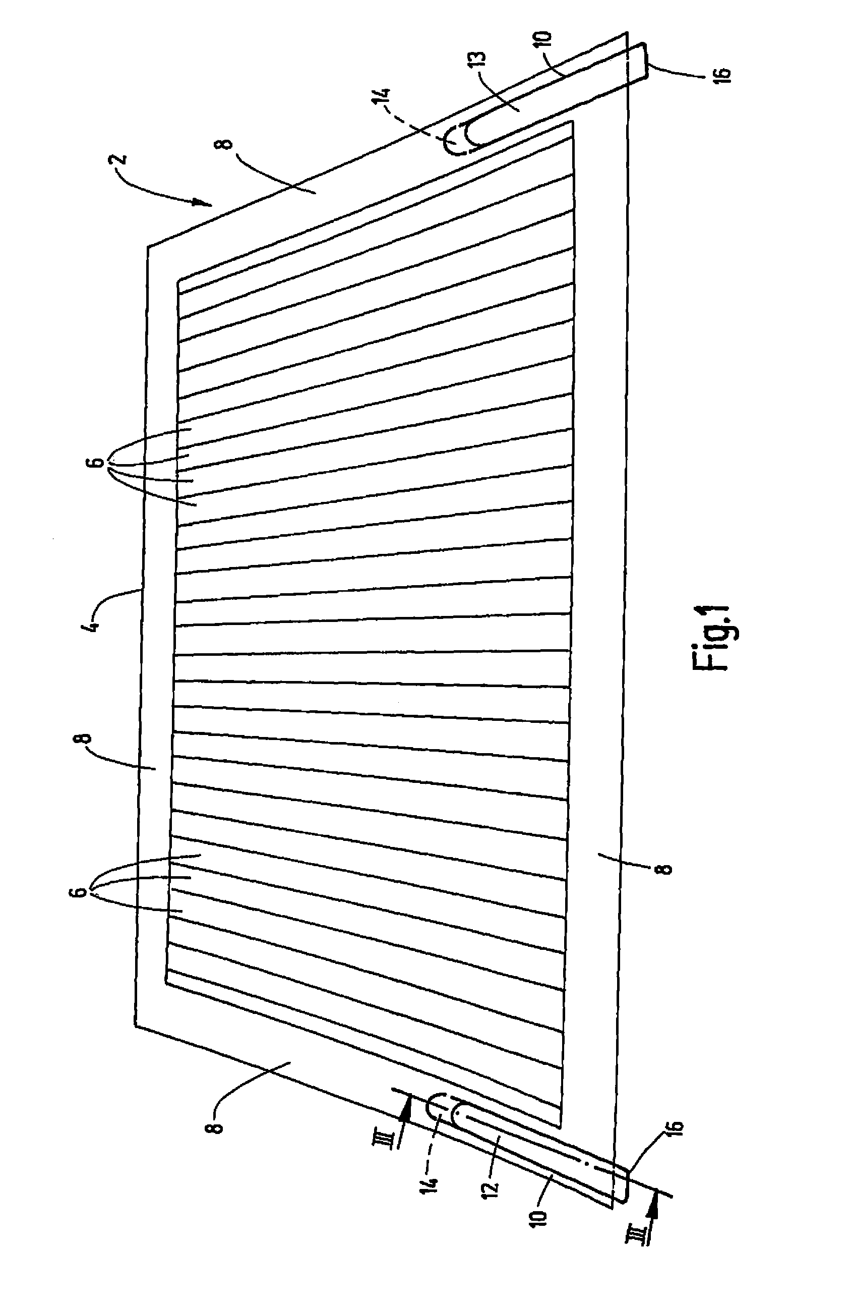 Panel arrangement with clamping clip