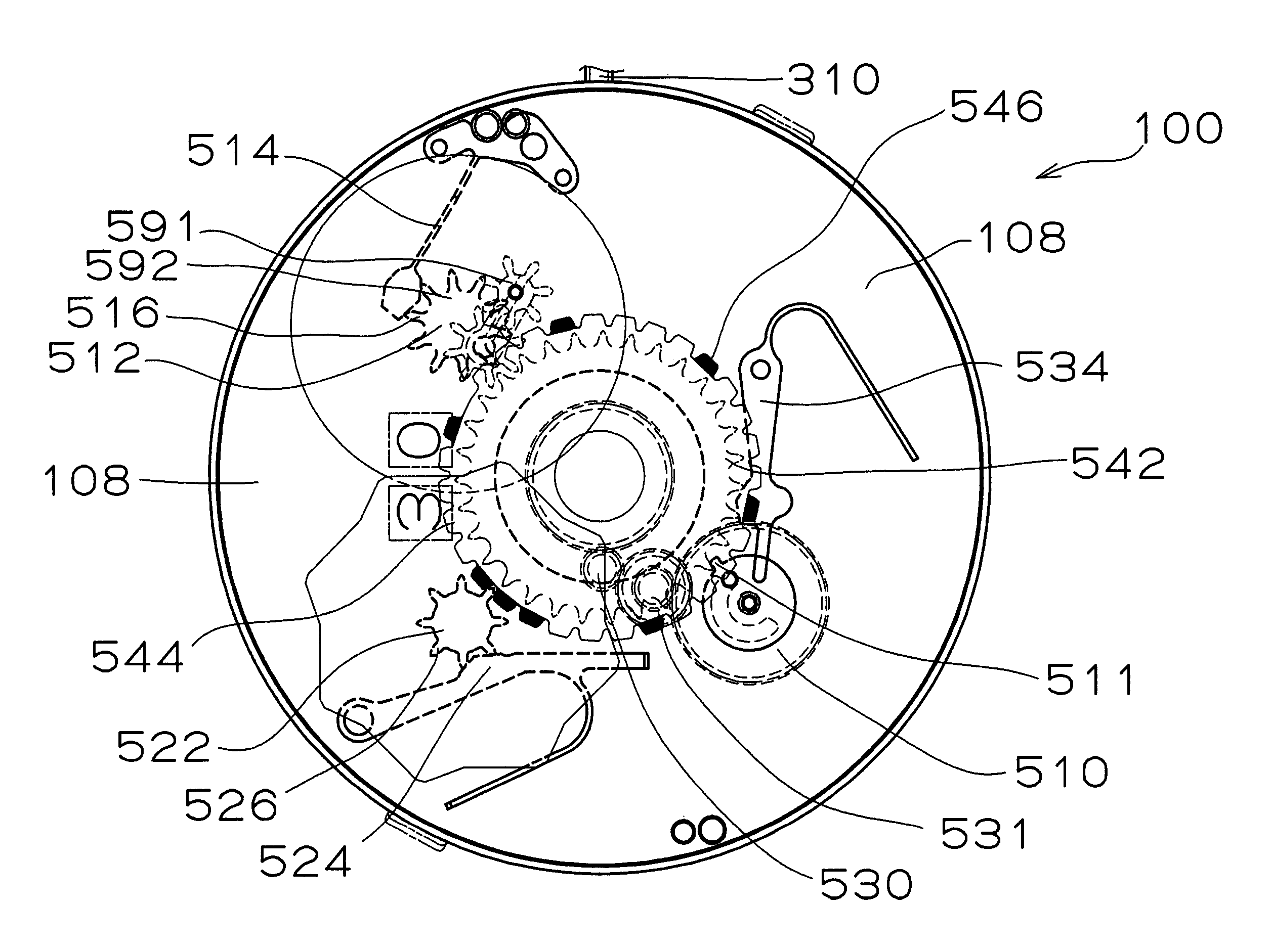 Timepiece equipped with calendar mechanism including first and second date indicators