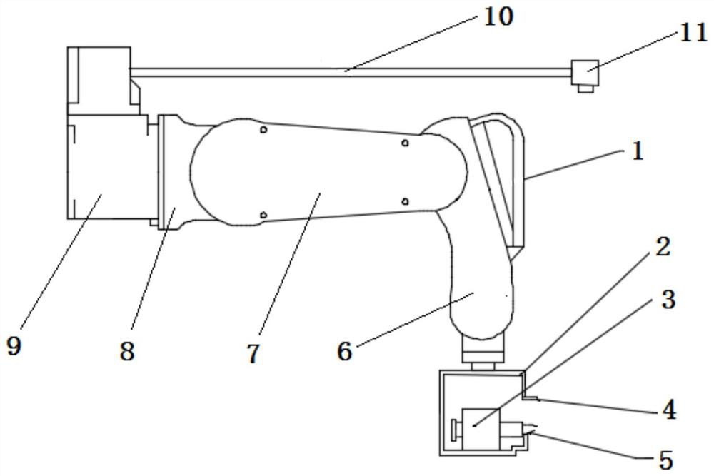 A topping robot and its realization method