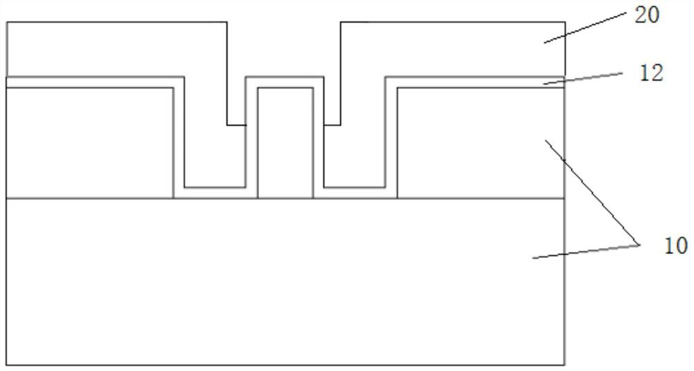 Preparation process of ridge waveguide DFB laser based on double-glue-layer structure