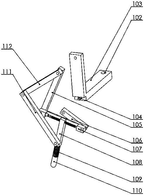 Robot based on planar connecting rod mechanism