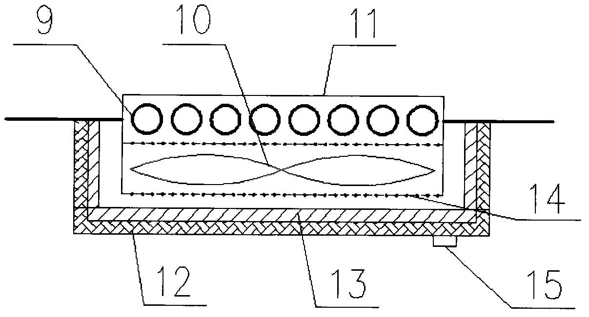 Airborne mist spraying cooling system using radiant plate cooling circulation water