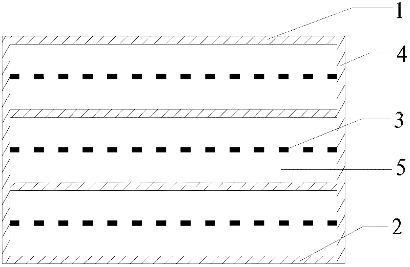 A sound insulation structure with perforated panels