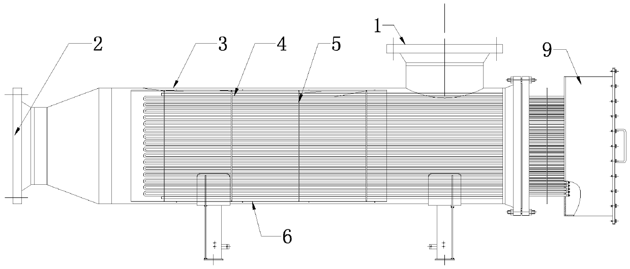 Heat isolating structure of heating core