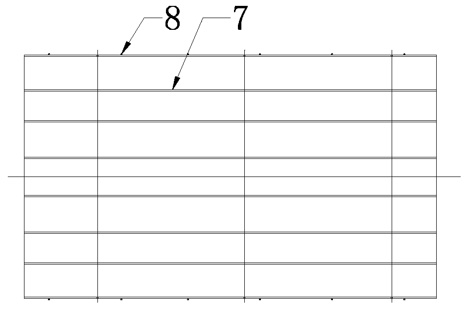 Heat isolating structure of heating core