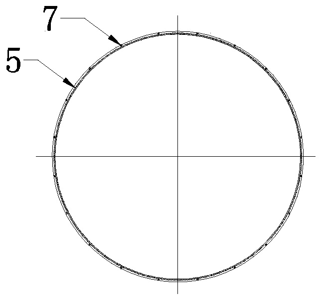 Heat isolating structure of heating core