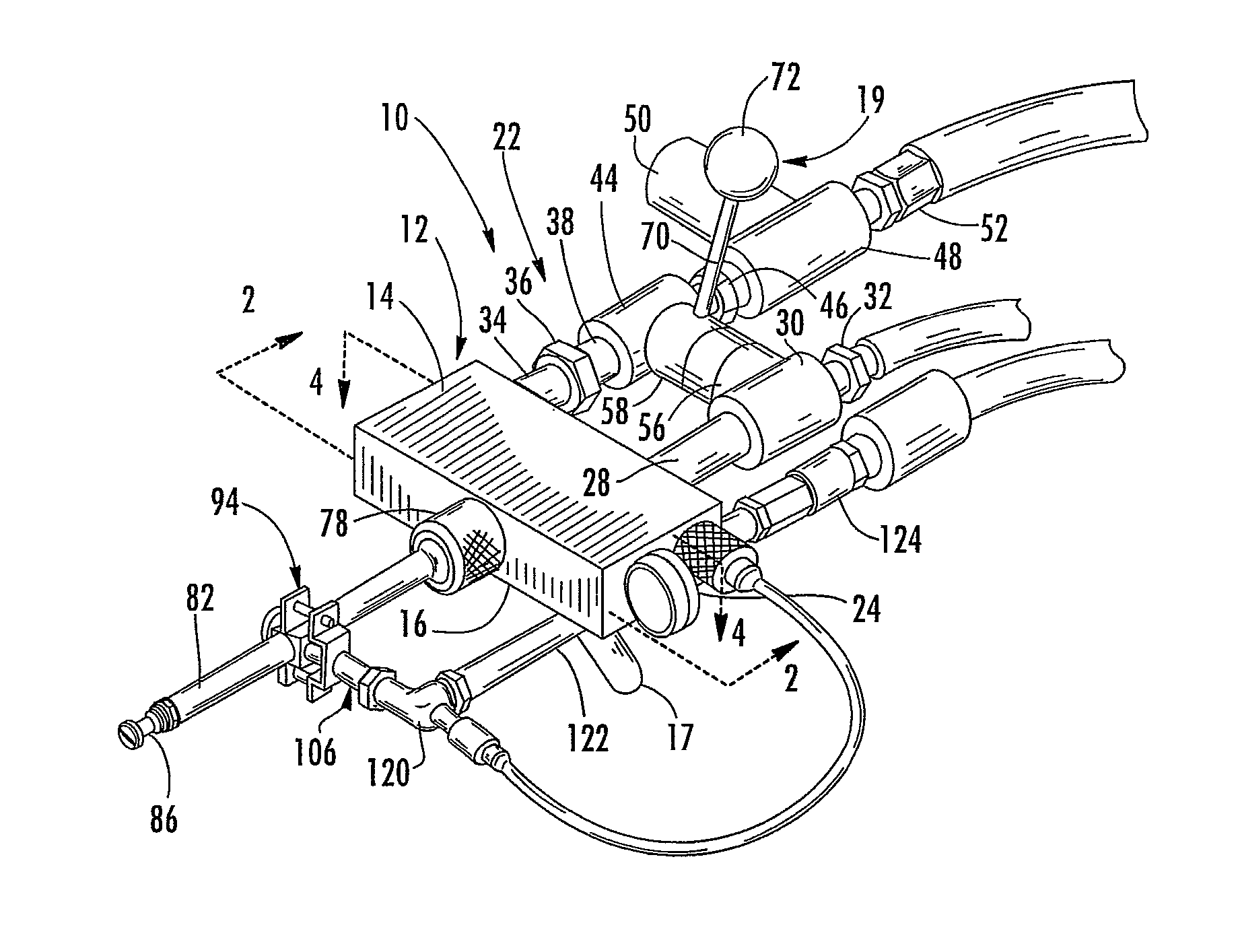 Method of using a spray gun and material produced thereby