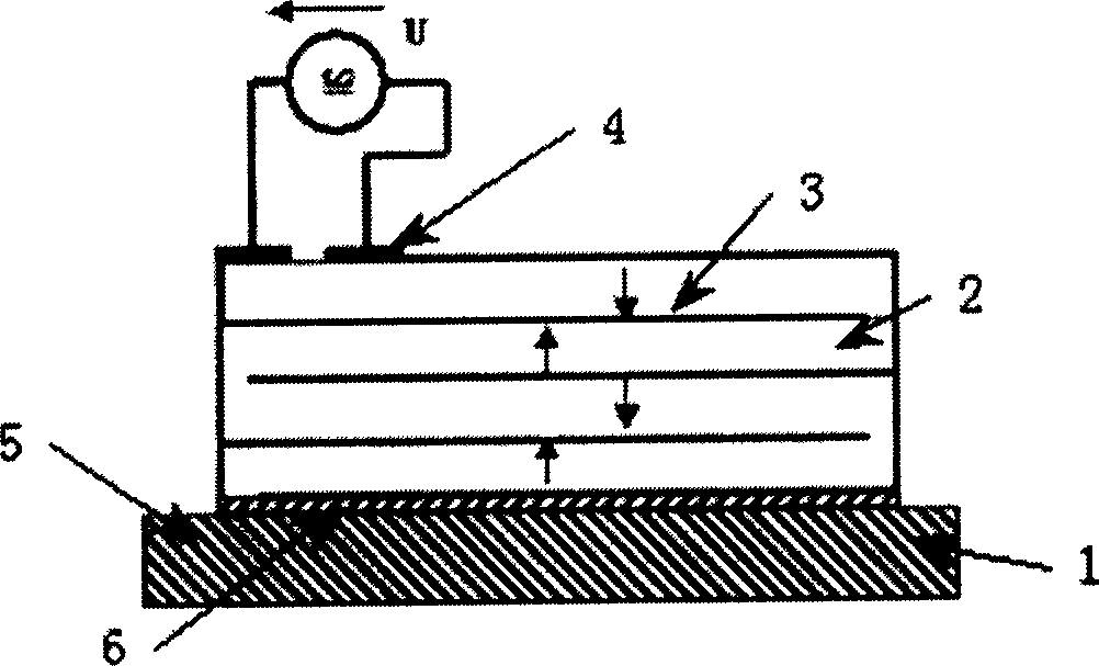 Multilayer film piezoelectric element of micro-actuator for hard disk and method for making same