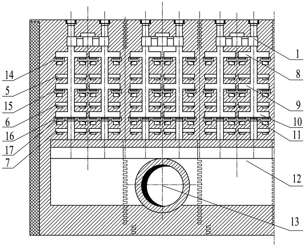 A kind of tank calciner volatile matter channel