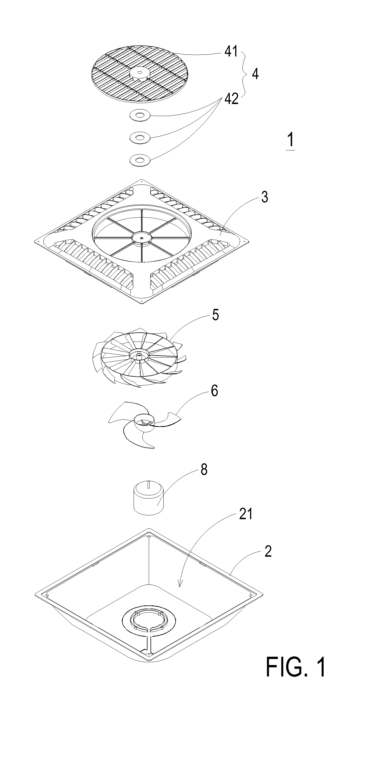 Recirculation fan and wind-guiding device thereof