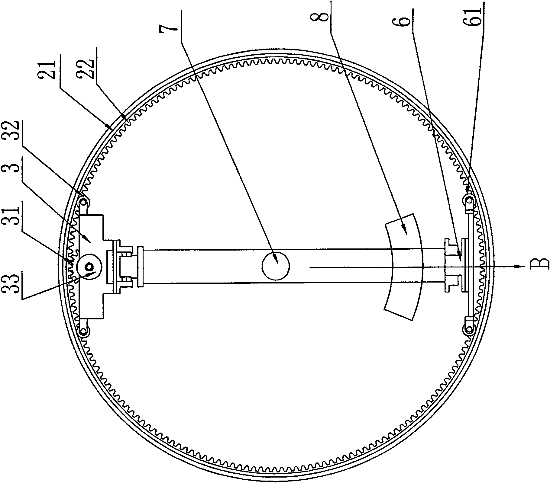 Three-drive spherical robot