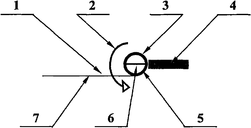 Process for forming lining plastic core pipe of round thin-film capacitor by heat sealing